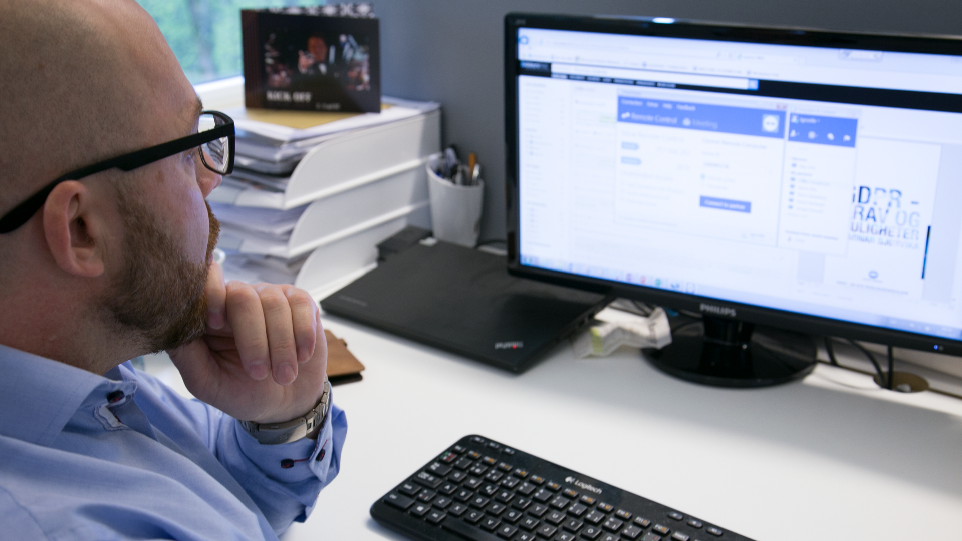 Thomas Grønlie, digitaliseringsekspert, IT-entusiast og ITS-sjef i Konica Minolta.